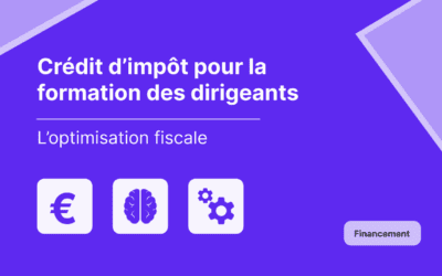 Crédit d’impôt pour la formation des dirigeants